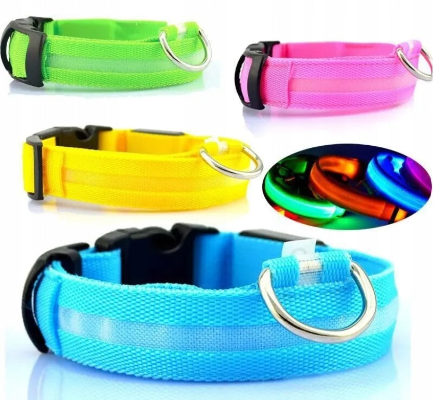 LED GLOWING COLLAR FOR CAT DOG WEBBING STRONG Manufacturer code SA041