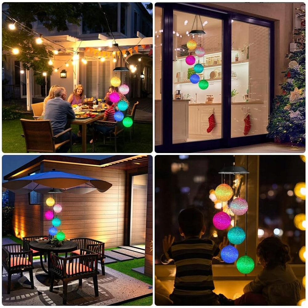 LED Garden Garland Solar Hanging KULE Wind Chime Curtain Manufacturer code DYHSDERT