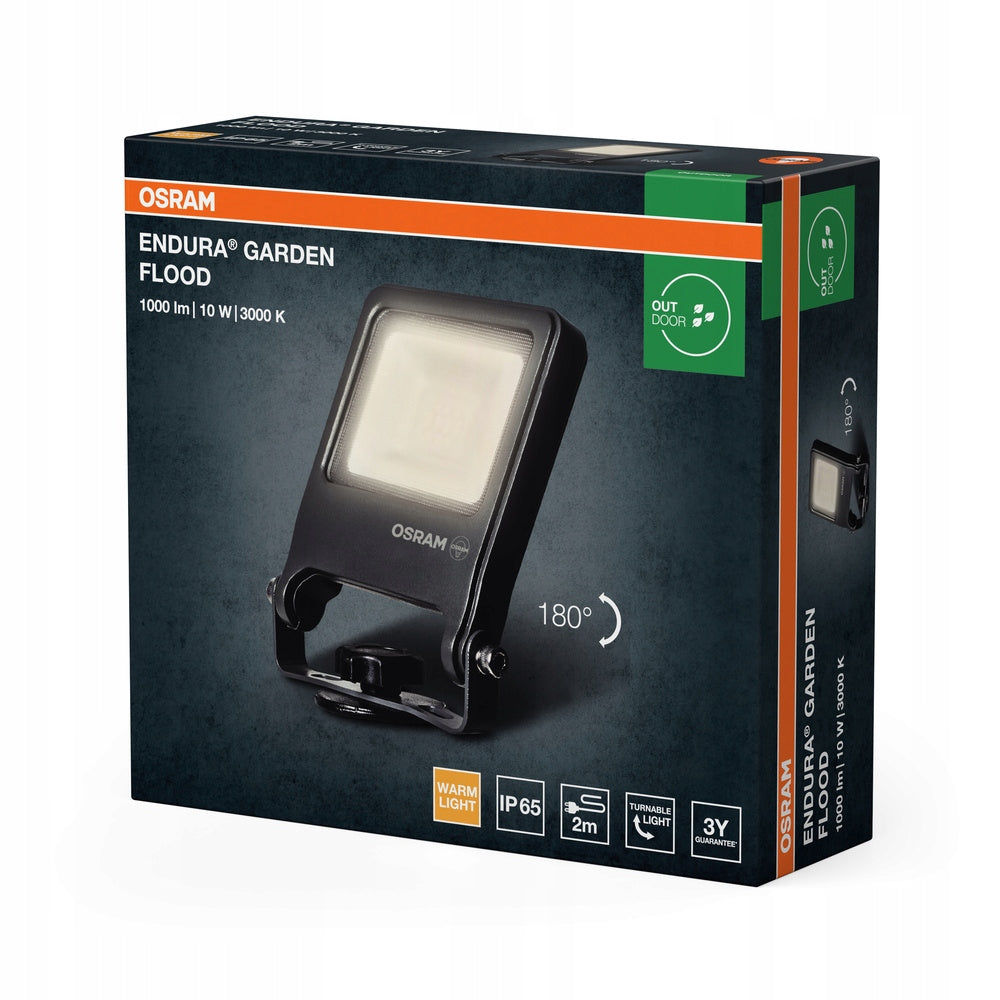 LED Garden Lamp Punched LED 10W 800lm 3000K Grey IP65 Endura Osram Brand Osram