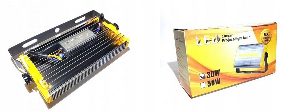 LED HALOGEN FLOODLIGHT HERMETIC STRONG ALUMINUM 50W Manufacturer code LAMPA 50W LEDOWA HALOGENOWA MOCNY NAŚWIETLACZ