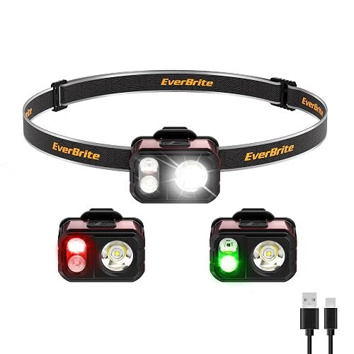 LED HEADLAMP RECHARGEABLE 7 MODES FOR HIKING CAMPING FOR HOME Manufacturer code Bez marki