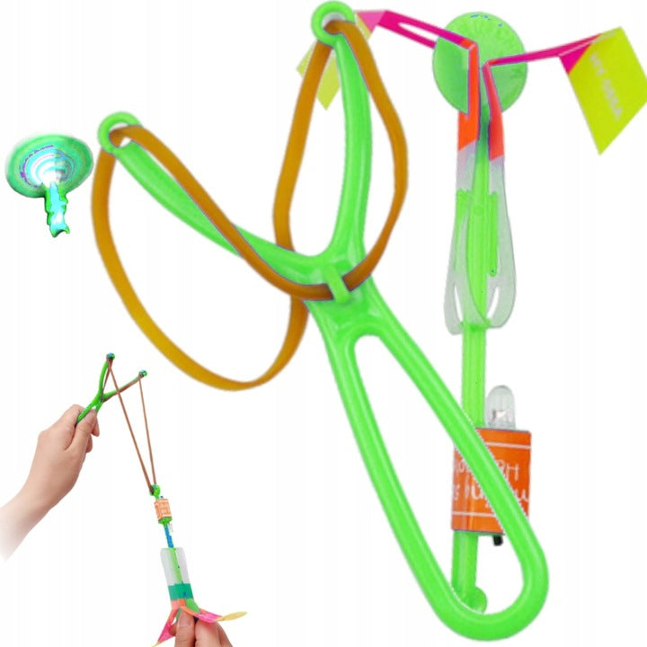 LED Helicopter Glowing WINDMILL AVATAR Flying Windmill Sling