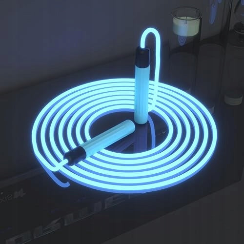 LED JUMP ROPE FOR ADULTS 280 CM ADJUSTABLE GLOWING SPORT for children