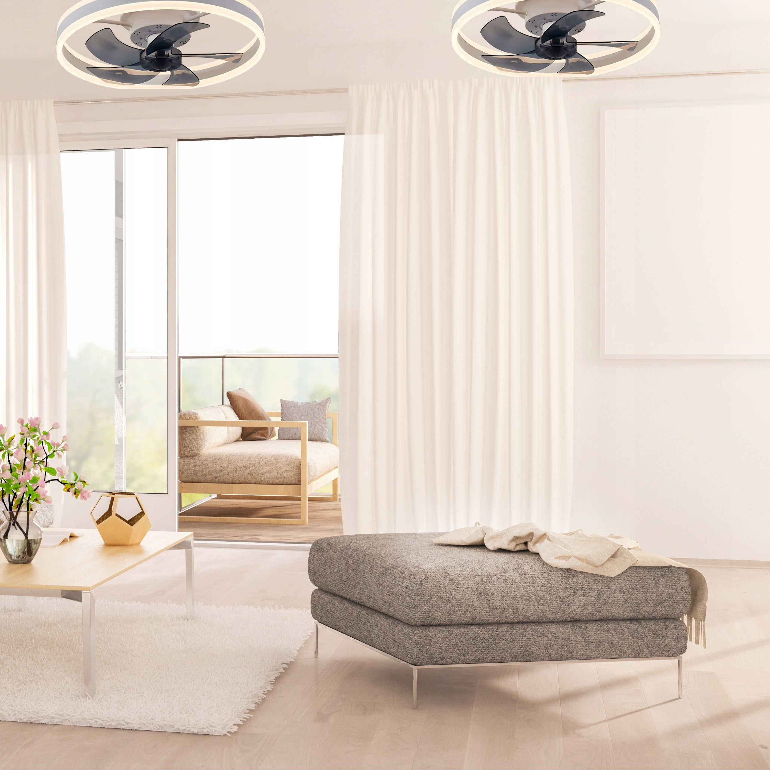 LED LAMP CEILING FAN CHANDELIER AIR CONDITIONING SMART REMOTE Packaging status original
