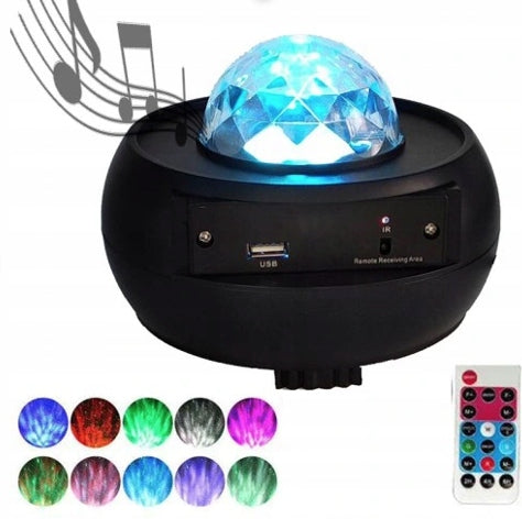 LED LAMP PROJECTOR STARS BLUETOOTH SPEAKER Brand Pan i Pani Gadżet