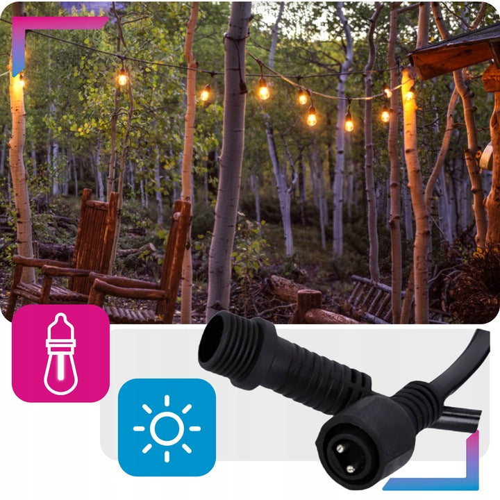 LED LIGHT GARLAND 10m GARDEN BALCONY LIGHTS FOR OUTDOOR GARDEN EAN (GTIN) 5906630708086