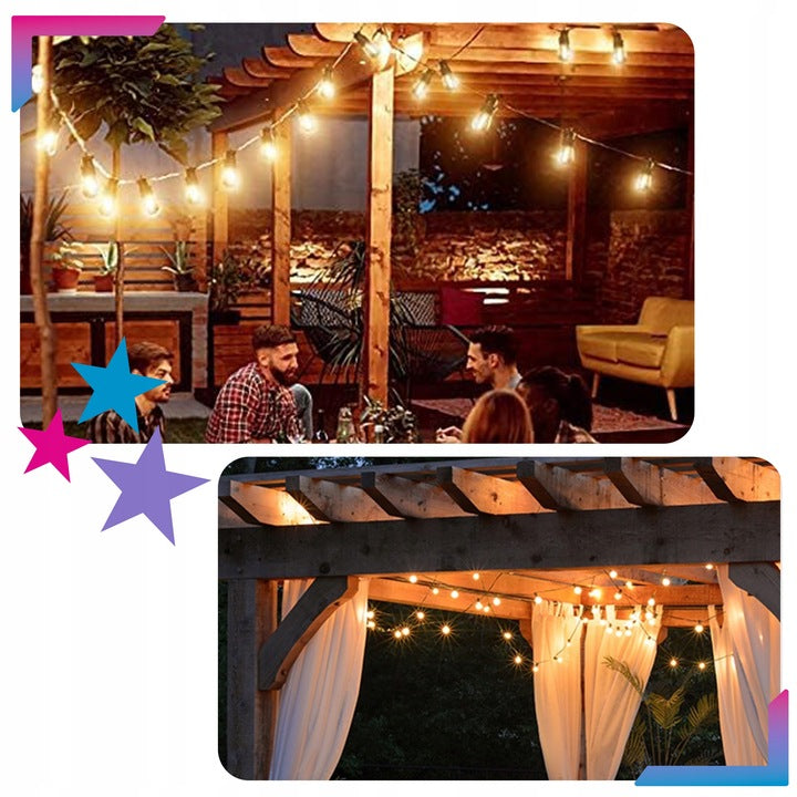 LED LIGHT GARLAND 10m GARDEN BALCONY LIGHTS FOR OUTDOOR GARDEN Manufacturer code 5906630708086