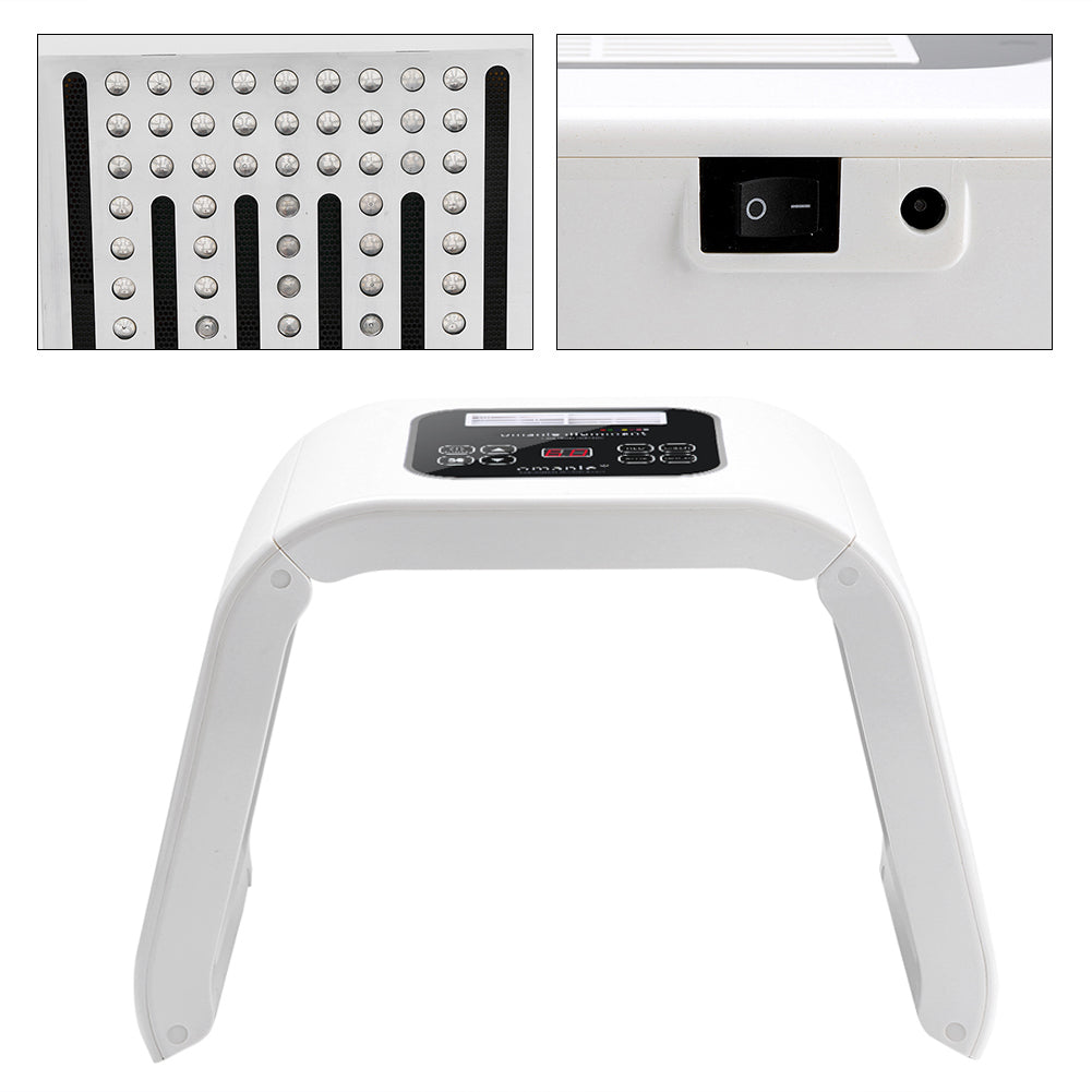 LED LIGHT THERAPY CARE FACE MASK MACHINE PHOTON LED LAMP Batteries included no