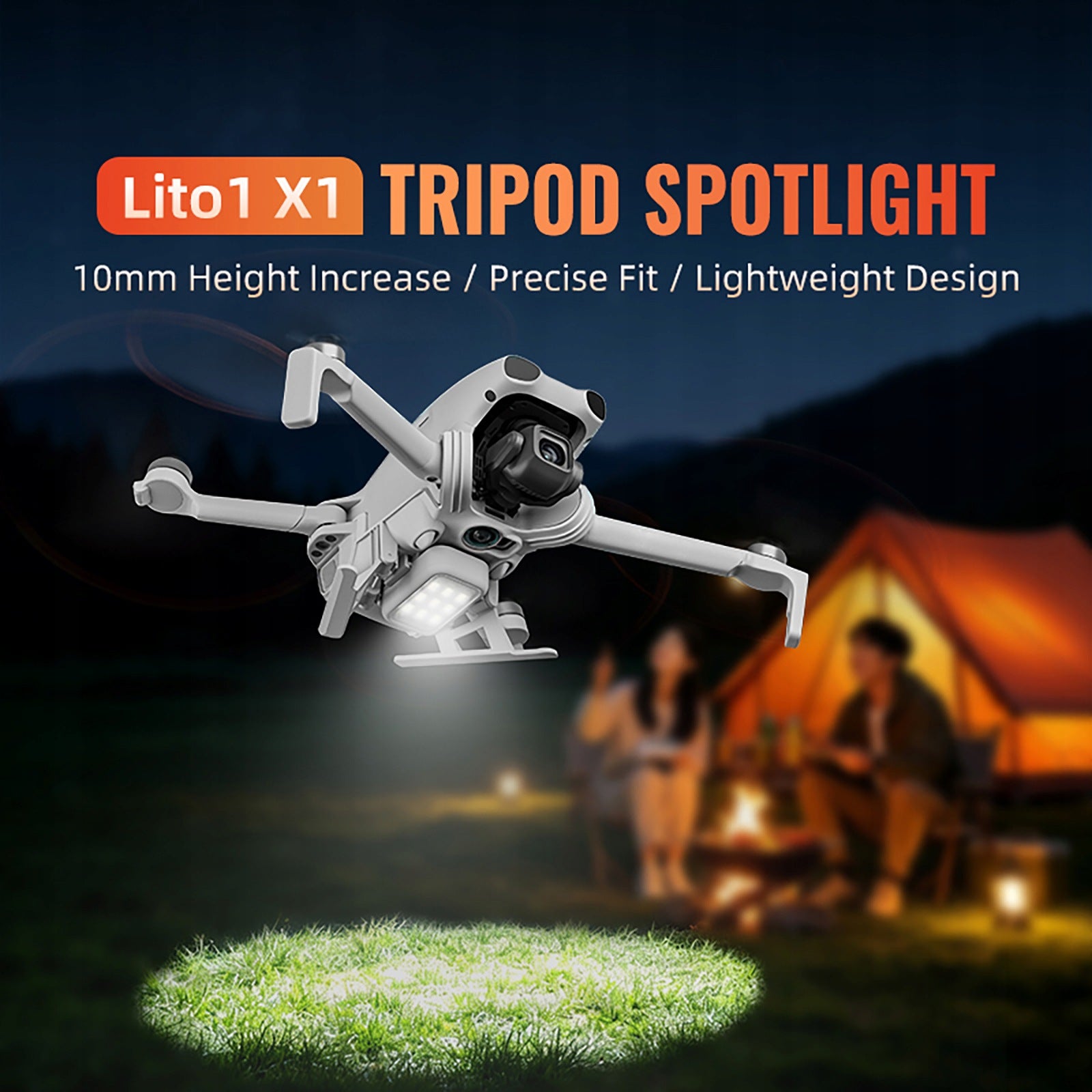 LED Landing Gear For DJI Lito X1/ Lito 1 Night Flight Light Manufacturer code 12230007