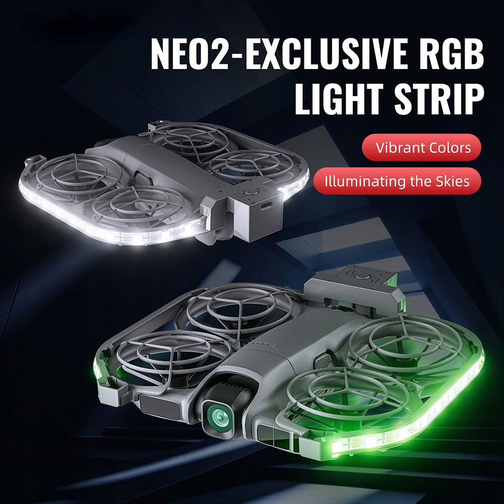 LED Light Strip Propeller Guard for DJI Neo 2 RGB Color Flow Night Light Packaging status original