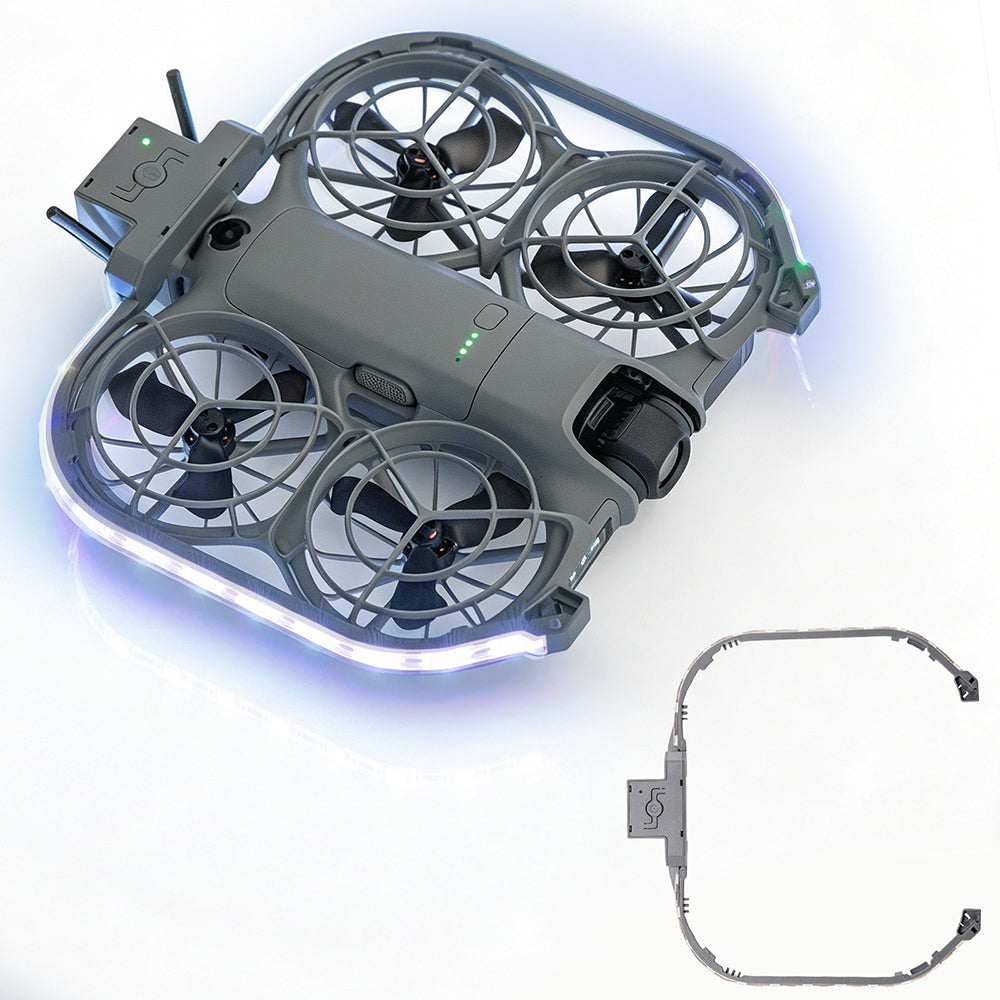 LED Light Strip Propeller Guard for DJI Neo 2 RGB Color Flow Night Light