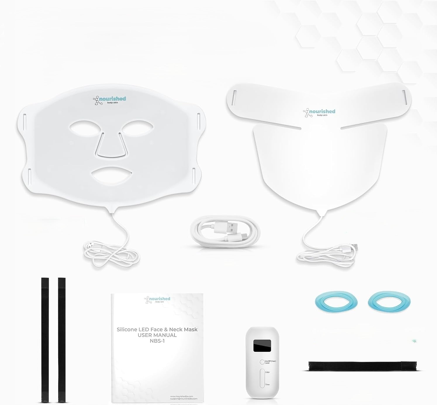 LED Light Therapy Face and Neck Mask 7 Colors 228 Diode Manufacturer code 566397