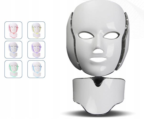 LED MASK 7 COLORS FOR NECK FACE AND CHEST BEAUTIFYING