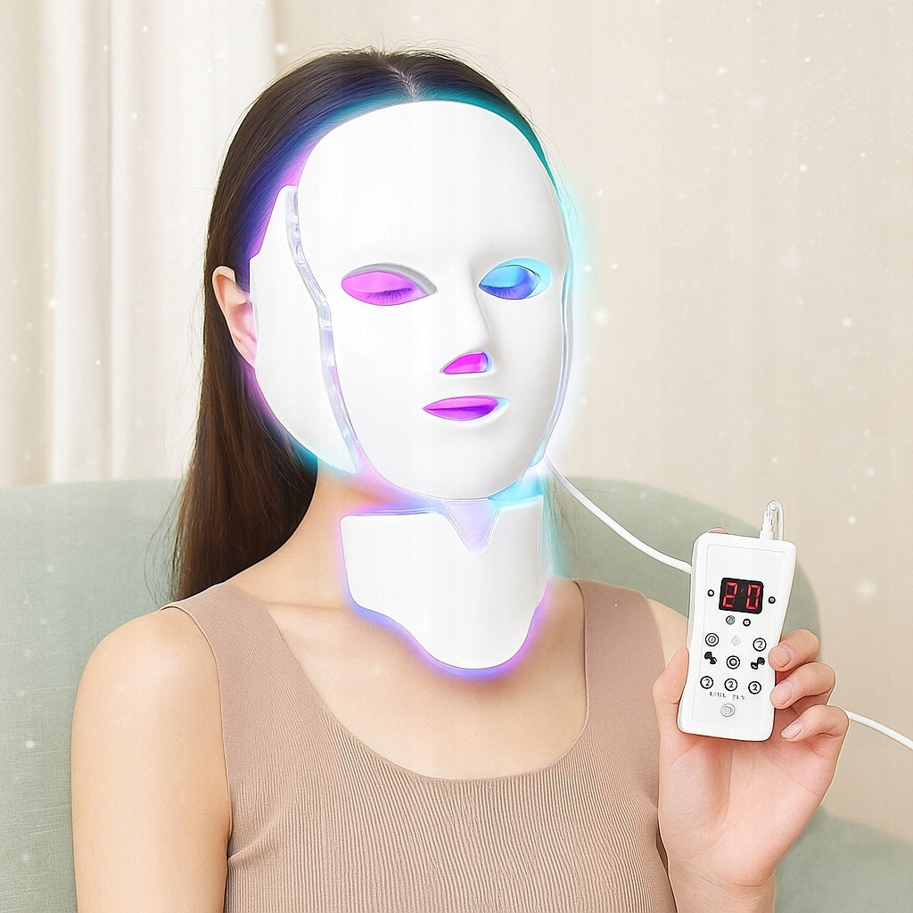 LED MASK 7 COLORS INDIVIDUAL SETTINGS FOR EACH SKIN TYPE Medical device no