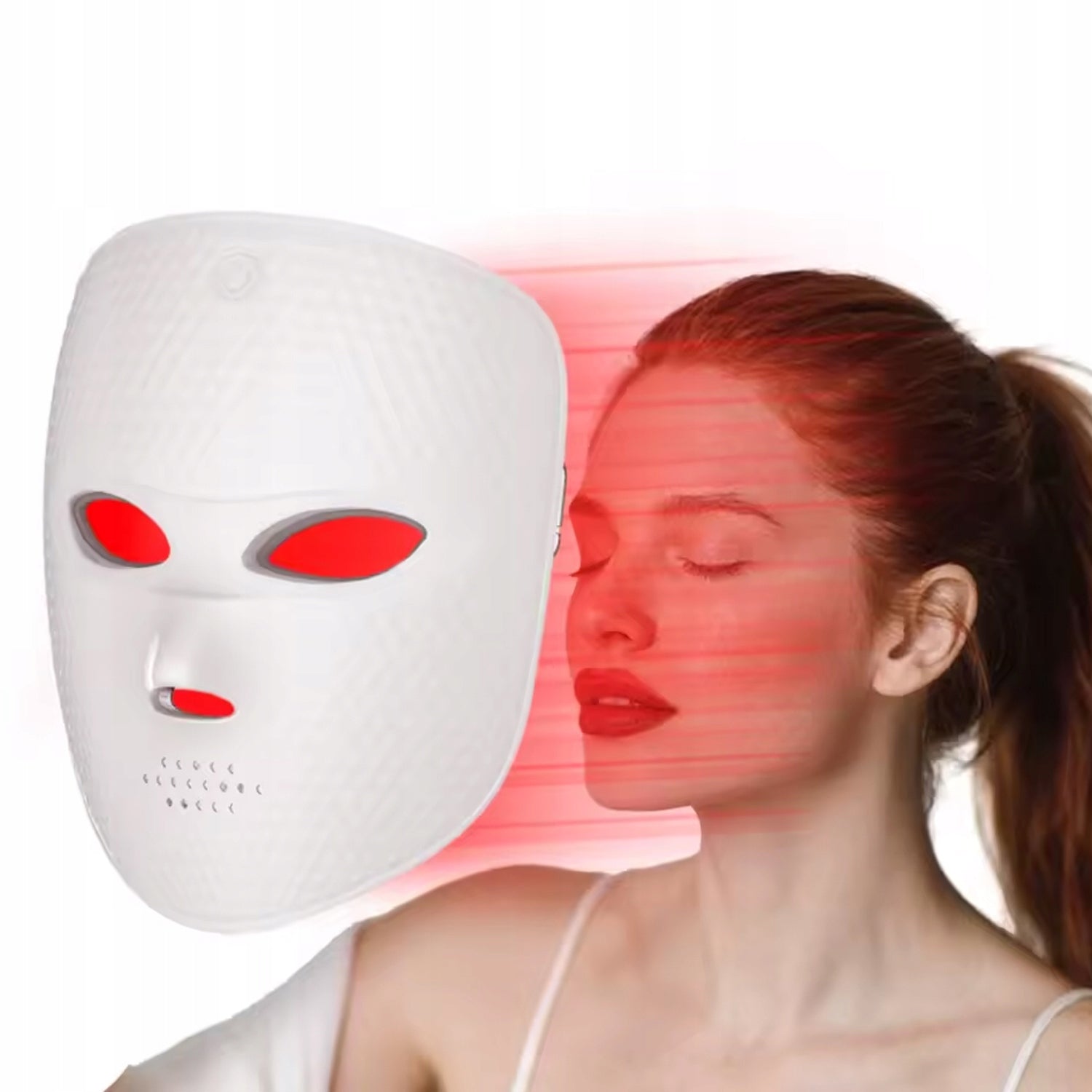 LED MASK 7 COLORS Wireless Mask LED Face Light USB-C Medical device no
