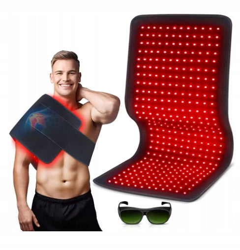 LED MAT FOR COSMETIC TREATMENTS RED AND INFRARED LIGHT 360 DIODES