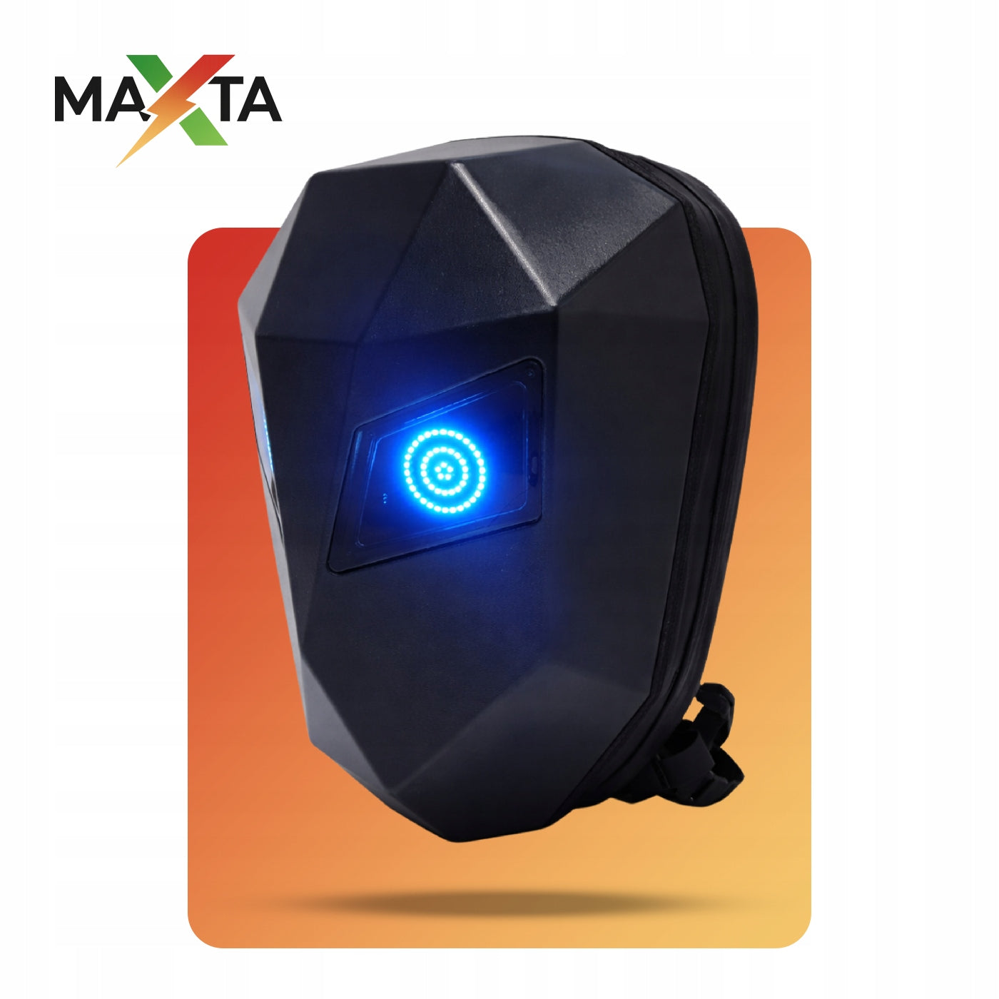 LED MOTORCYCLE BACKPACK WITH BLACK NIGHT EYE DISPLAY FOR G1 HELMET Packaging status original
