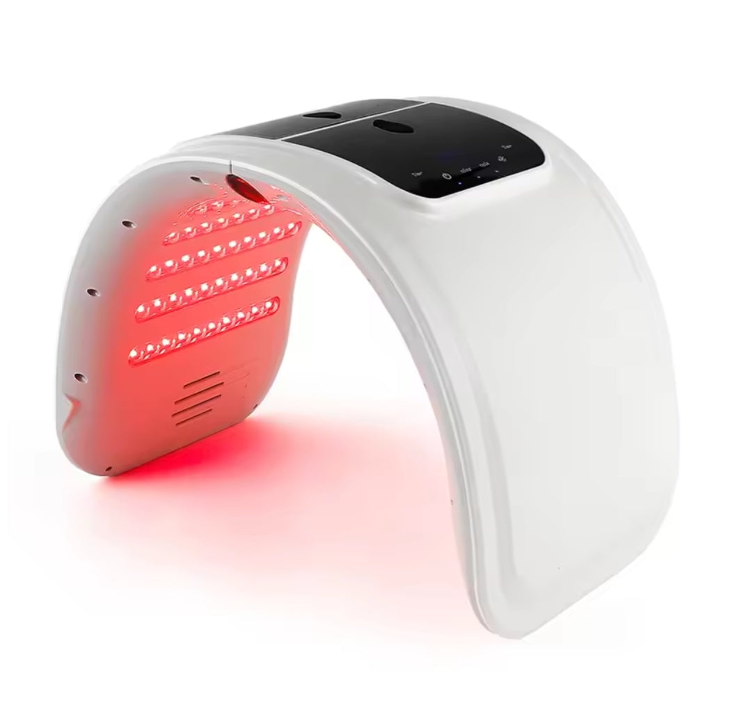 LED Mask 7 Colors With Nano Spray Red Light Therapy For Face.