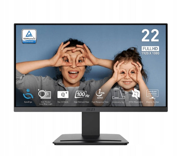 LED Monitor 22" MSI PRO MP223 E2 Model PRO MP223 E2
