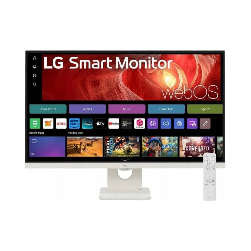 LED Monitor 27" LG 27U731SA-W Smart Monitor 3840 x 2160
