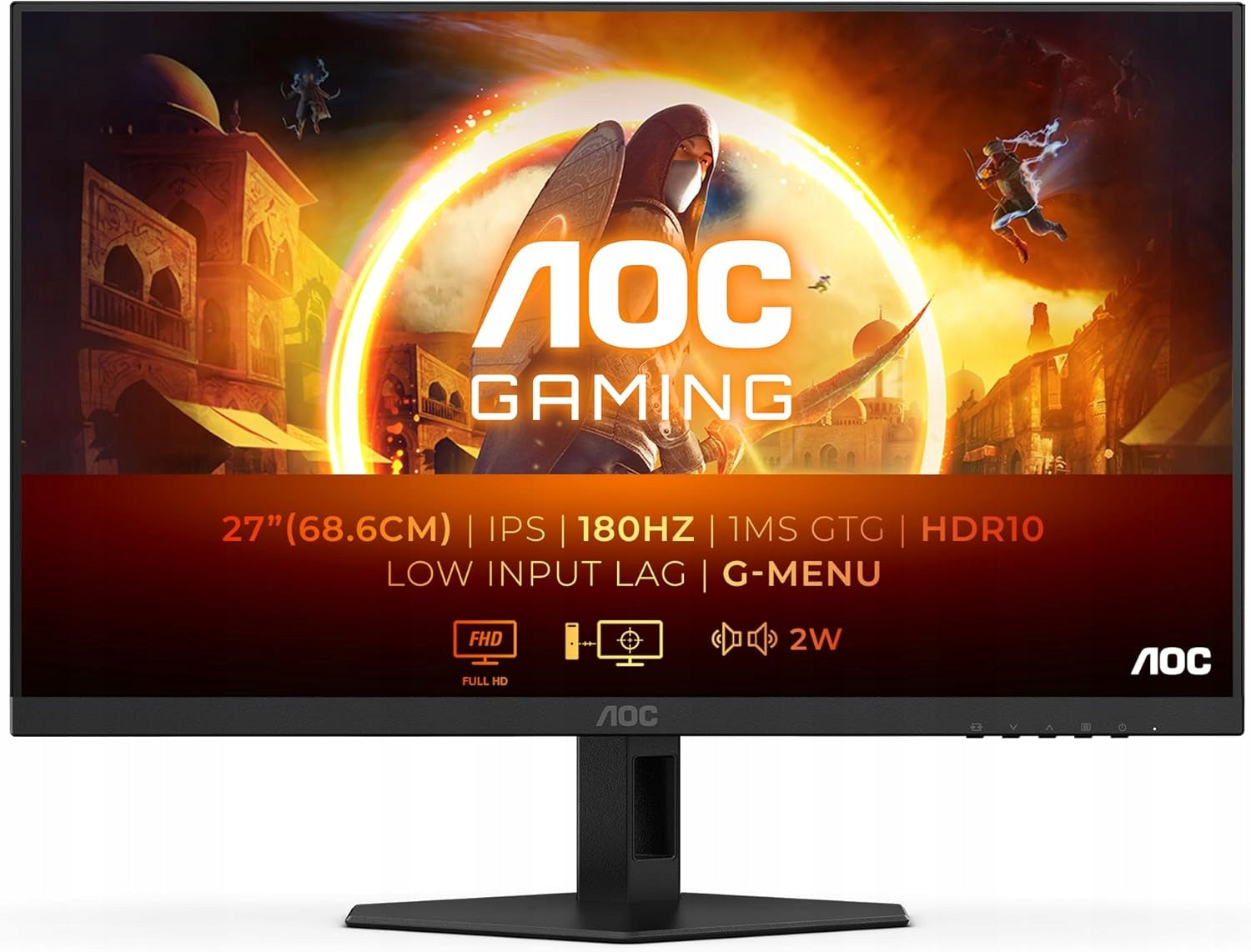 LED Monitor AOC 27G4XED 27" 1920 x 1080 px IPS / PLS Brand AOC