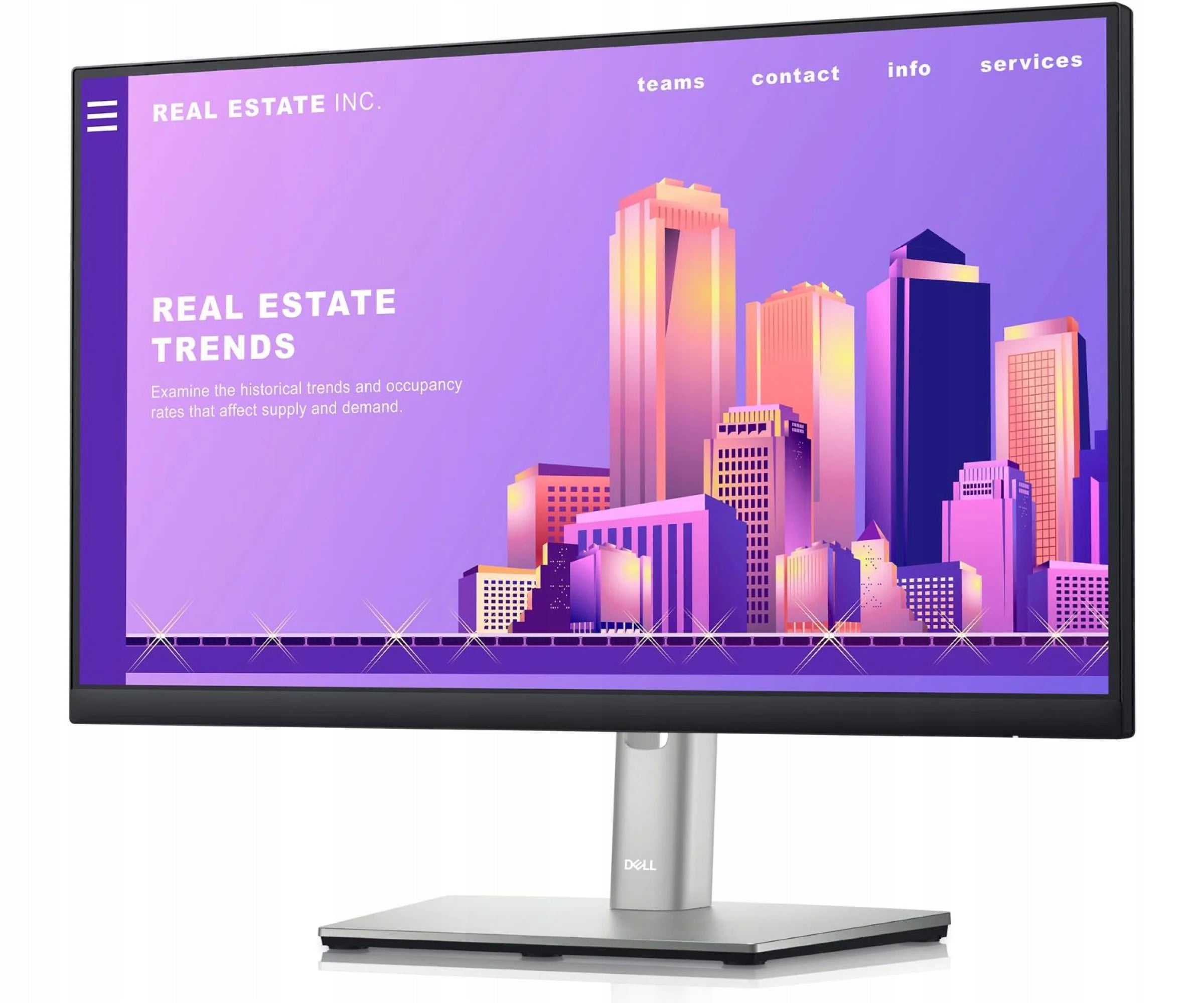 LED Monitor Dell P2222h 21,5" FHD 1920 x 1080 px IPS DP HDMI VGA pivot Manufacturer code P2222H