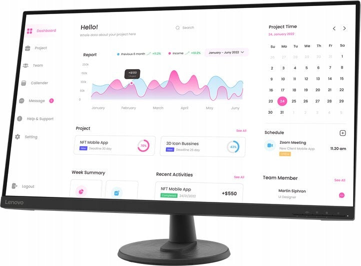 LED Monitor Lenovo D32-40 31,5" 1920 x 1080 px VA Brand Lenovo