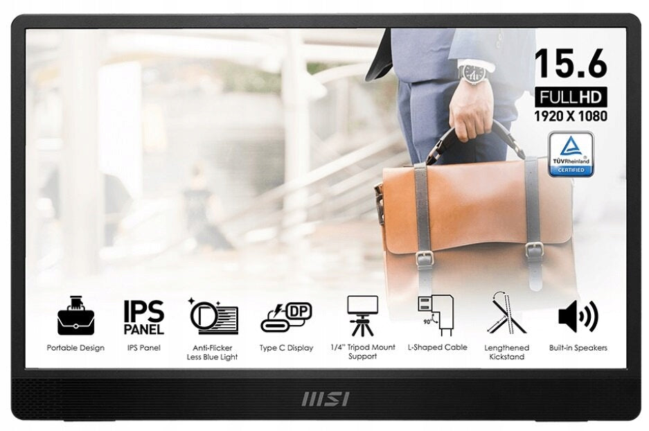LED Monitor MSI PRO MP161 E2 15,6" 1920 x 1080 px IPS / PLS