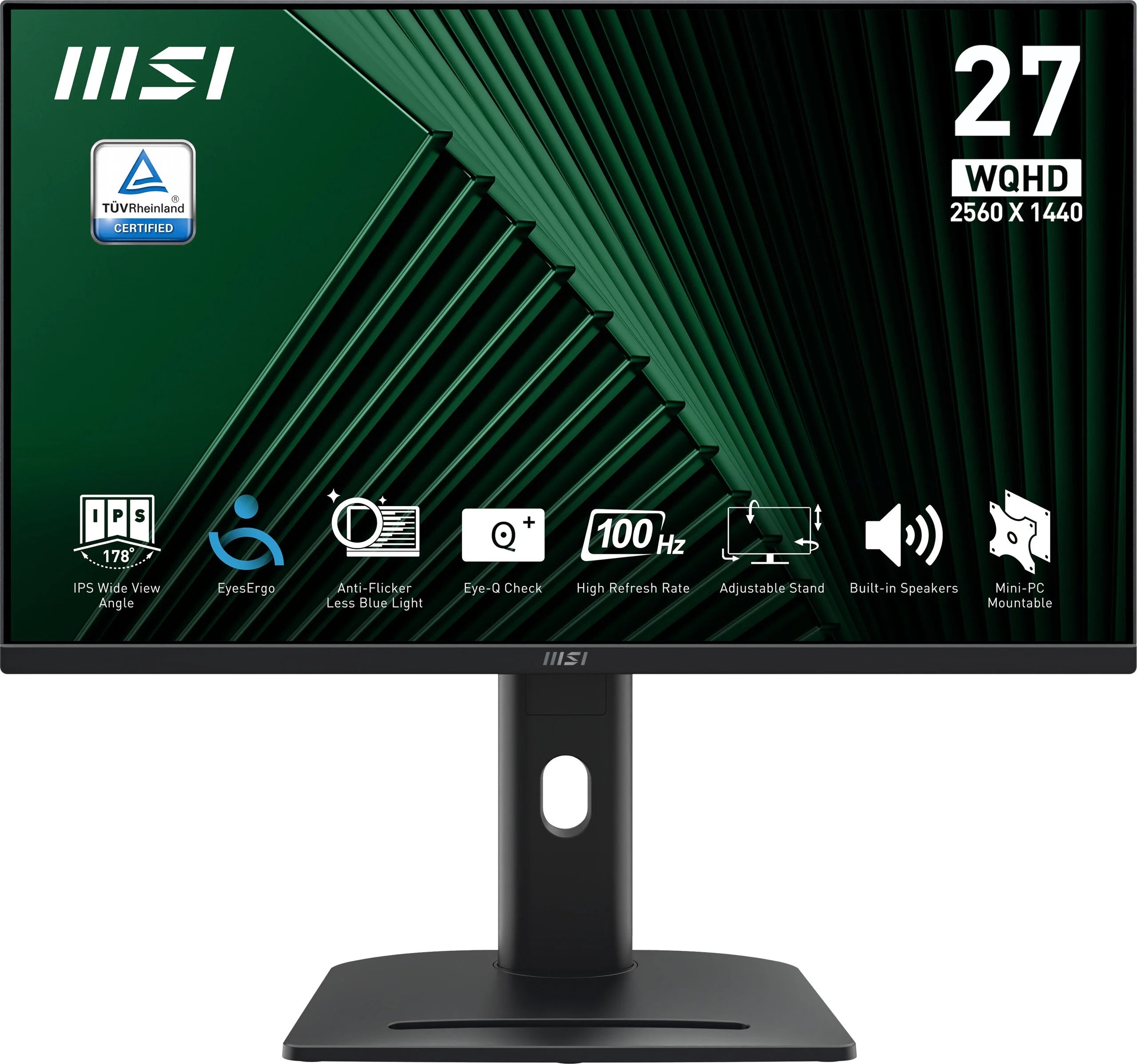 LED Monitor MSI PRO MP275QPG 27" 2560 x 1440 px IPS / PLS