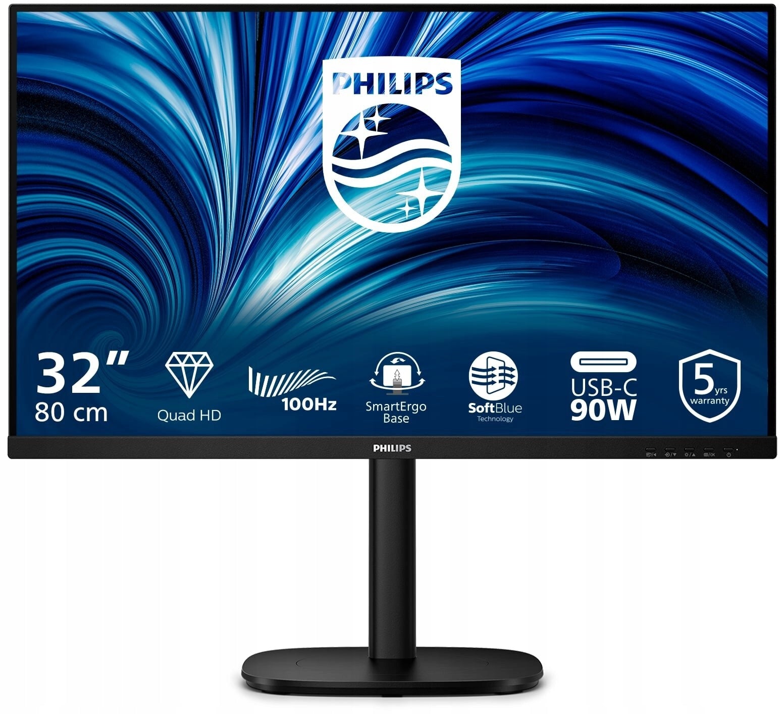 LED Monitor Philips 32B2U3601 00 31,5" 2560 x 1440 px IPS / PLS Model 32B2U3601 00