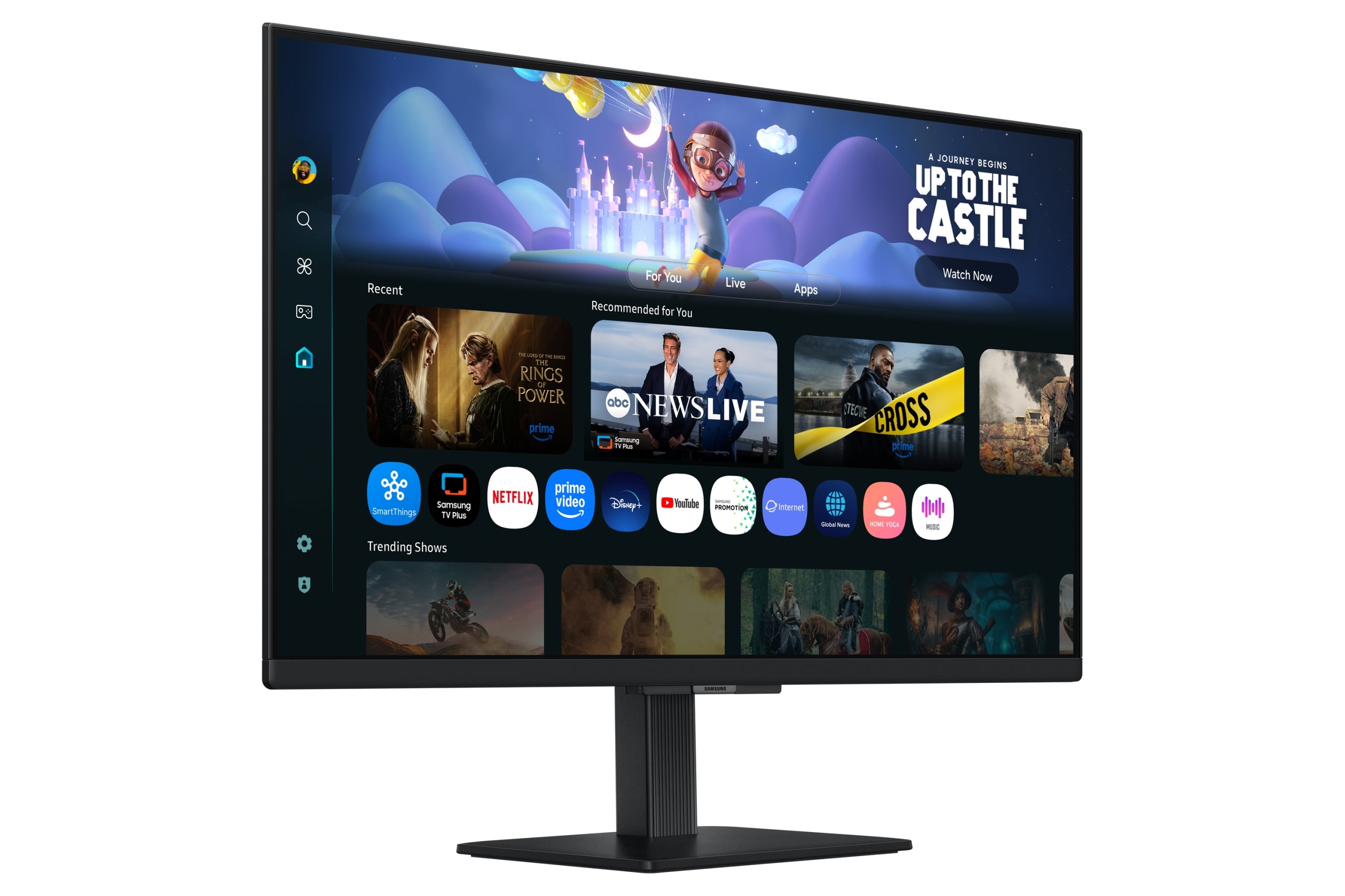 LED Monitor Samsung Smart Monitor M5 M50F 27' 1920x 080 px IPS/PLS Manufacturer code LS27FM500EUXEN