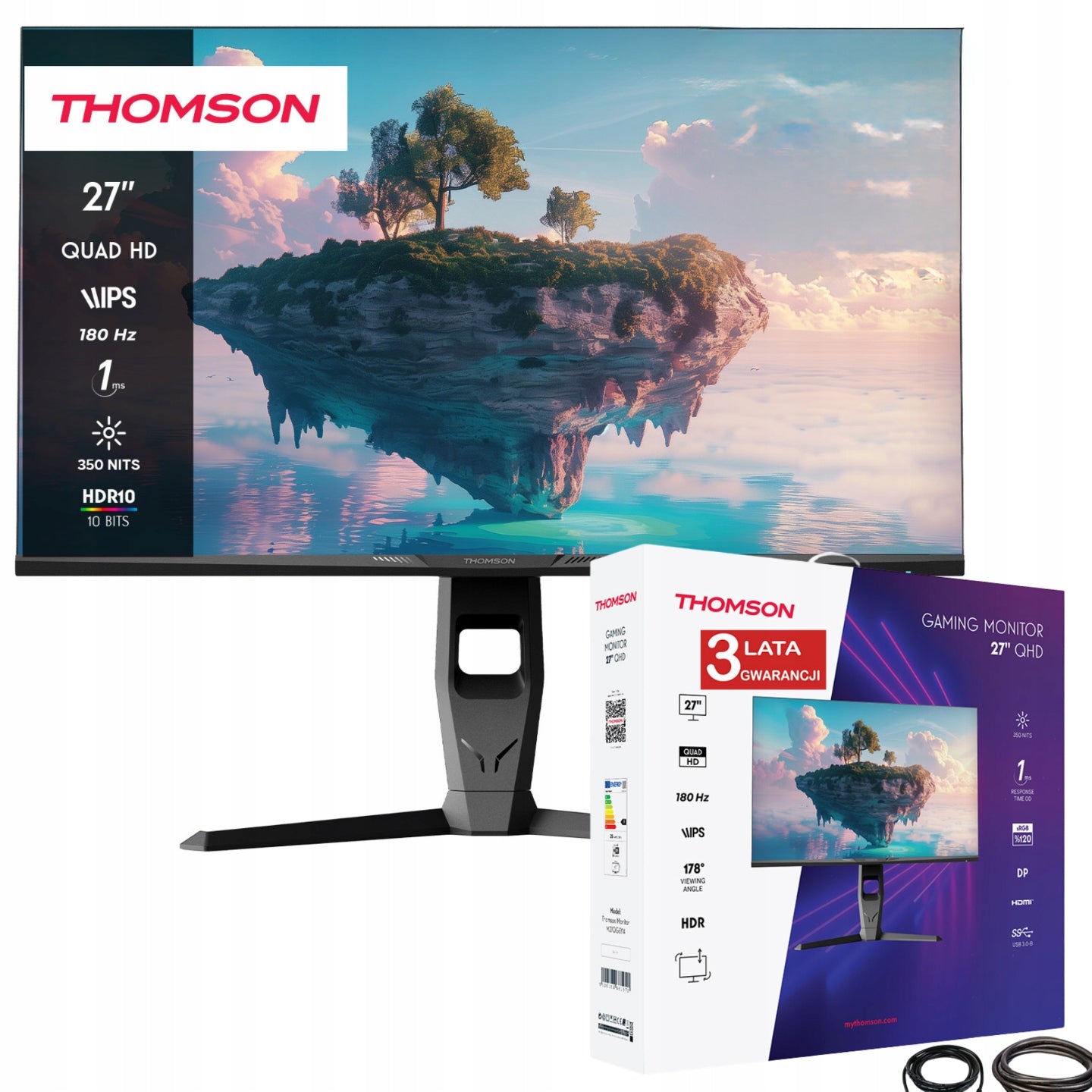 LED Monitor Thomson M27QG5Y14 27" 2560 x 1440 px IPS / PLS