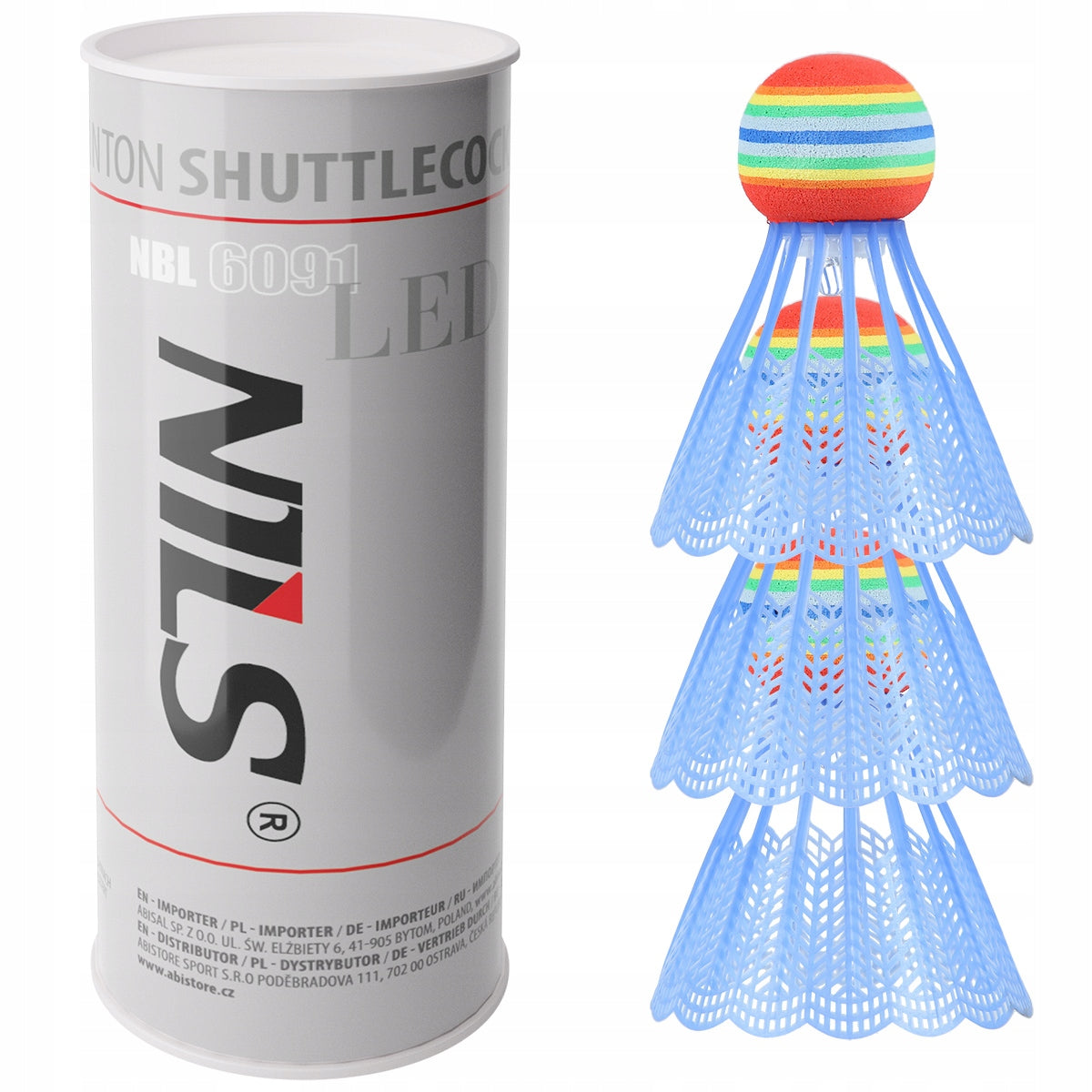 LED NYLON DARTS GLOWING FOR BADMINTON DART SET NILS 3 pcs Kind shuttlecock set