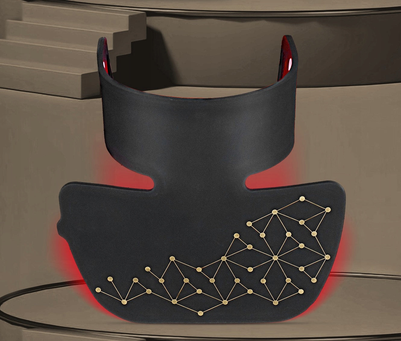 LED Neck Mask Red and Infrared Light Therapy Device. Packaging status original