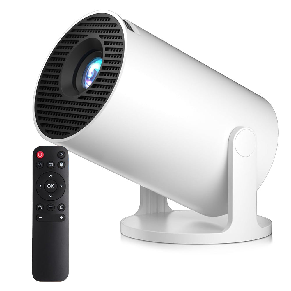 LED PROJECTOR AUTOTRAPEZ MANUAL FOCUS SCREEN 130 FOR BEDROOM LIVING ROOM