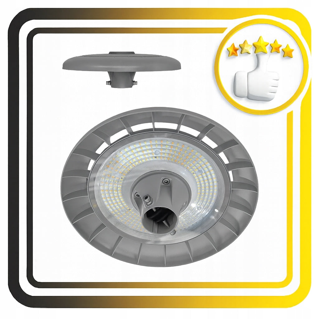 LED Park Light Fixture 50W 6000lm CCT Grey IP65 IK08 Light Pole Lamp Manufacturer code 006-50W-209-848-HW