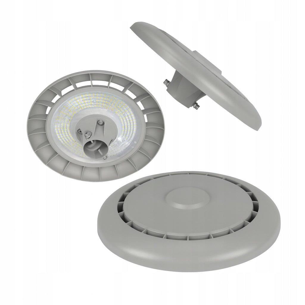 LED Park Light Fixture 50W 6000lm CCT Grey IP65 IK08 Light Pole Lamp