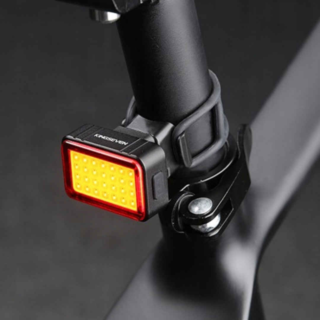 LED REAR BIKE LIGHT 60lm 3 MODES USB FLASHLIGHT WATERPROOF RECHARGEABLE Color black