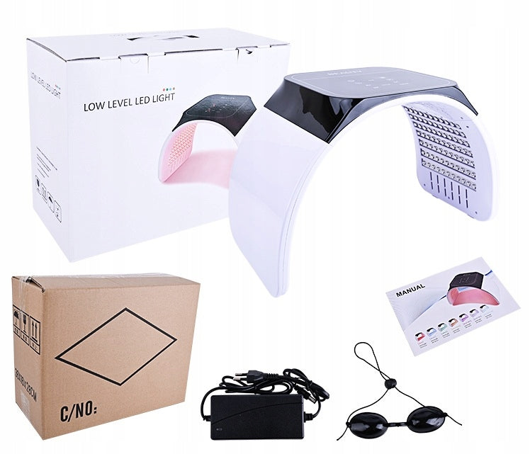 LED Red Light Therapy Lamp 7 Colors Face and Neck Care Packaging status original