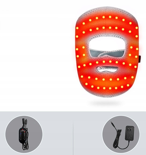 LED Red Light Therapy Mask With 12V Wellness Heating Function Medical device no