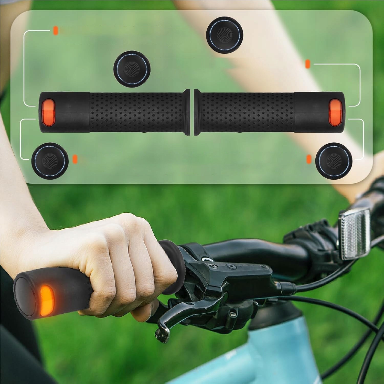 LED SCOOTER TURN SIGNAL LIGHT WITH HANDLE FOR XIAOMI NINEBOT Brand no brand