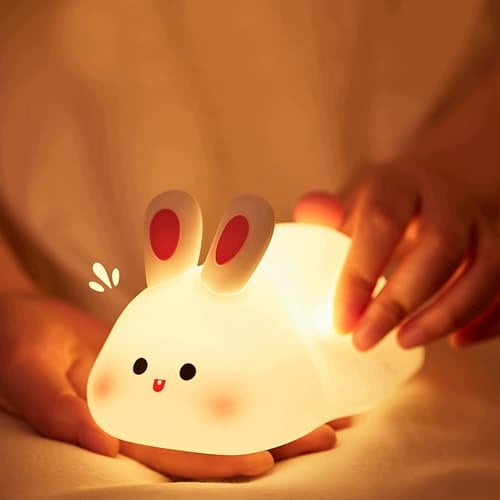 LED SILICONE BUNNY NIGHT LIGHT FOR KIDS GIFT 1200MAH Silicone Model SWC5908151407387