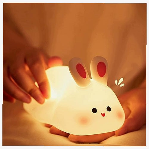 LED SILICONE BUNNY NIGHT LIGHT FOR KIDS GIFT 1200MAH Silicone