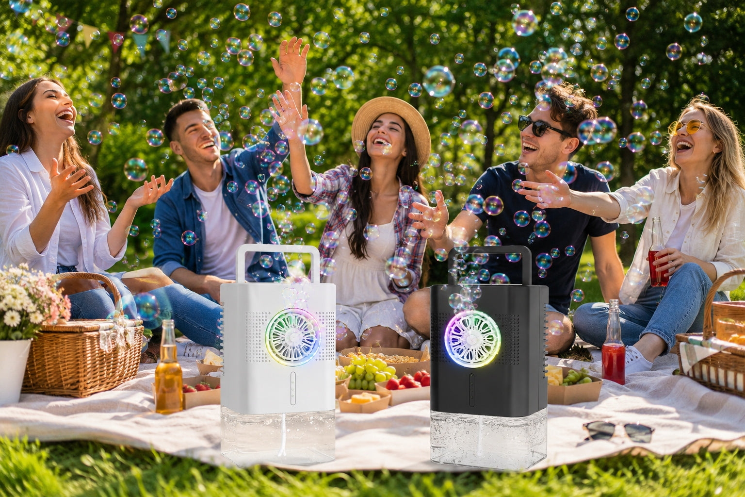 LED SOAP BUBBLE MACHINE PORTABLE 400ML Manufacturer code 900171