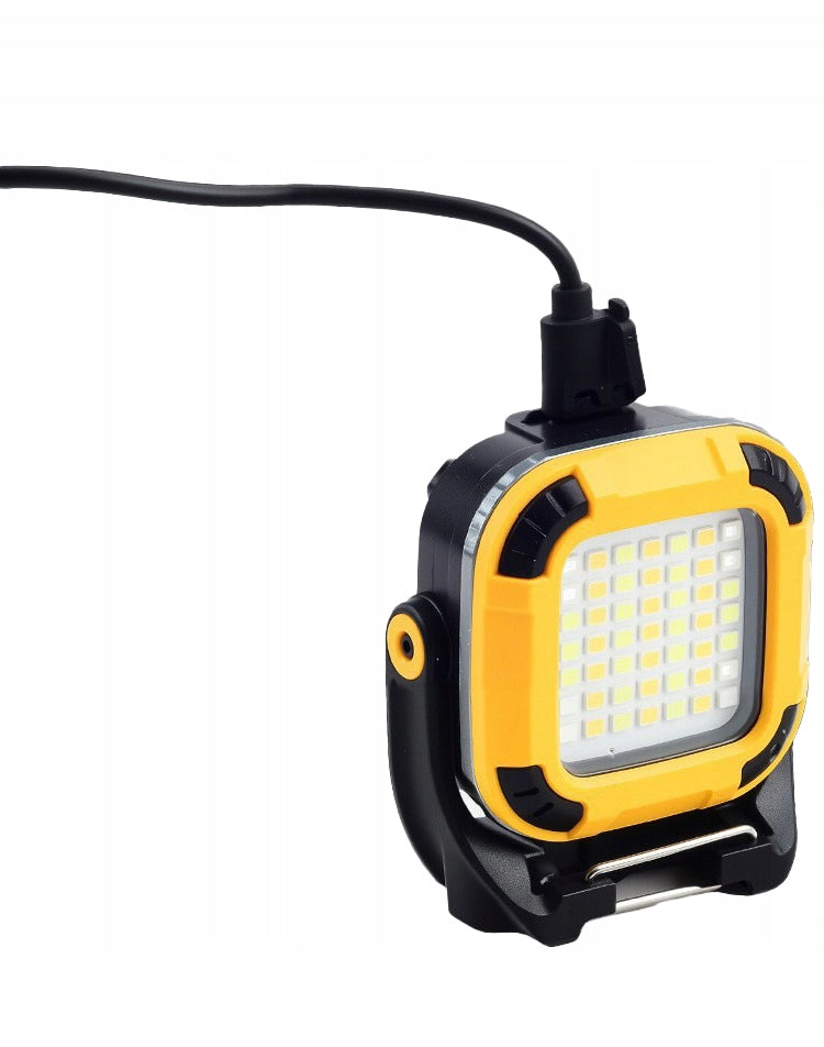LED TOURIST WORKSHOP LAMP WITH MAGNET RECHARGEABLE USB-C Manufacturer code lampka LED warsztatowa campingowa budowlana