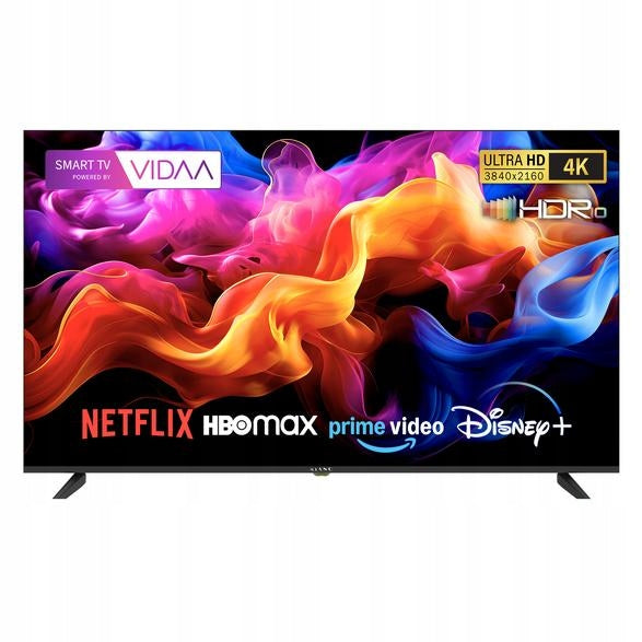 LED TV KIANO Elegance 50" 4K Smart TV VIDAA HDR10 Black Brand Kiano