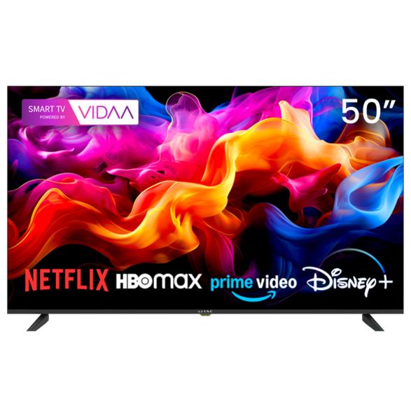 LED TV KIANO Elegance 50" 4K Smart TV VIDAA HDR10 Black