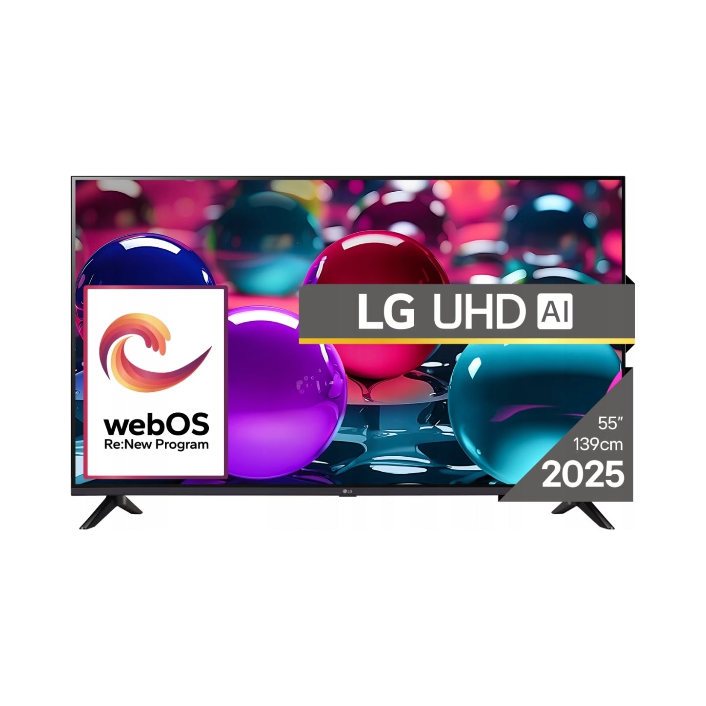 LED TV LG 55UA73006LA 55" 4K UHD black