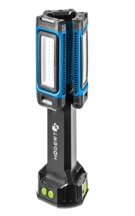 LED battery floodlight with tripod Hogert HT1E450 7000lm Brand Hoegert Technik