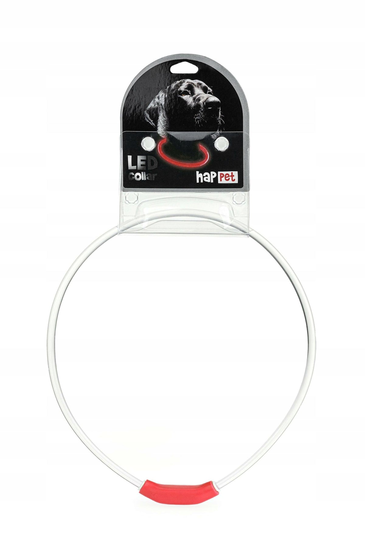 LED collar red M 55cm